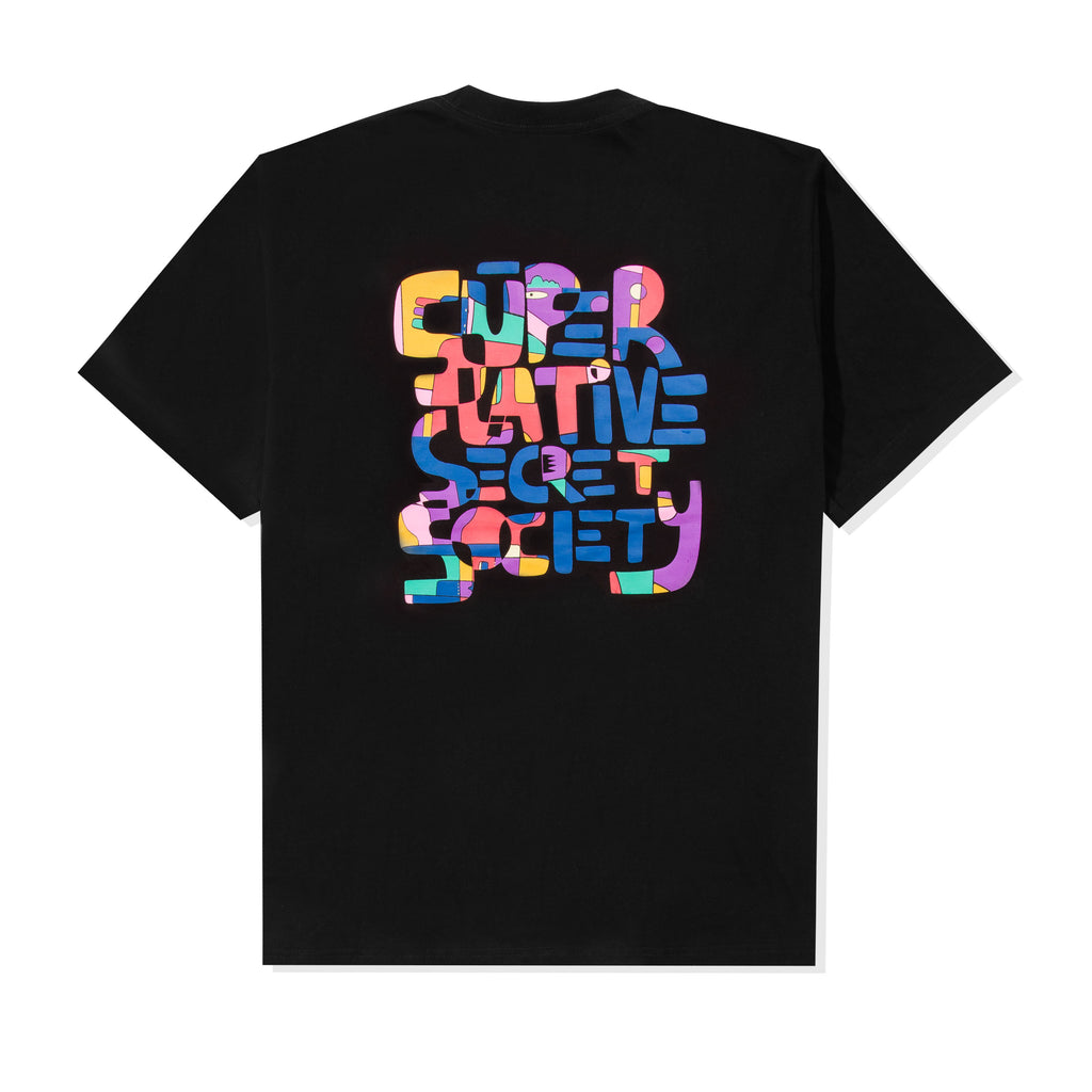 Superlative T-Shirt – Swag Character Art (Pitch Black)